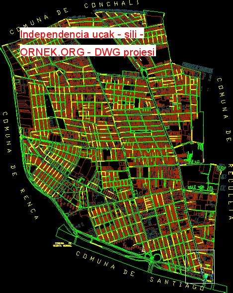 Independencia U Ak Ili Dwg Projesi Autocad Projeler