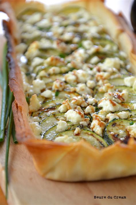 Tarte Feta Courgettes L Heure Du Creaml Heure Du Cream