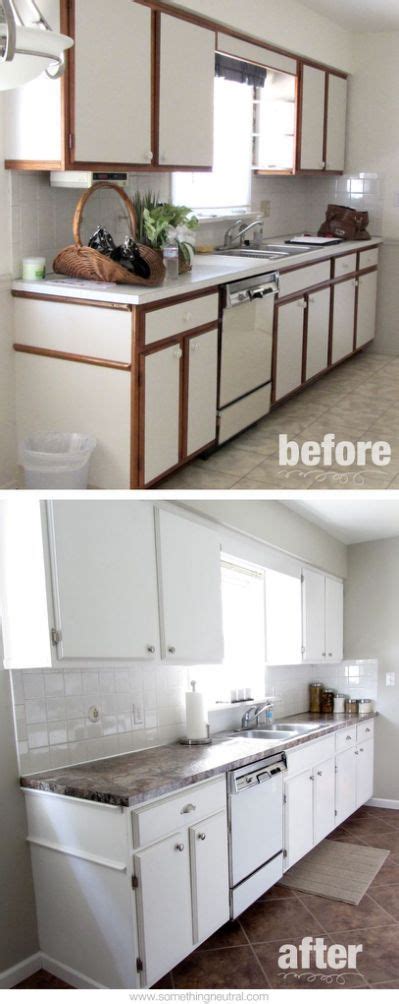 Painting Formica Cabinets Before Diy Kitchen Cabinets Makeover