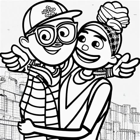 Blippi And Meekah Coloring Pages Dapet