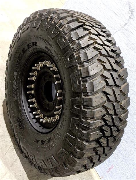 Goodyear Wrangler Mt R X R Lt Mounted On Bolt Rim Tread