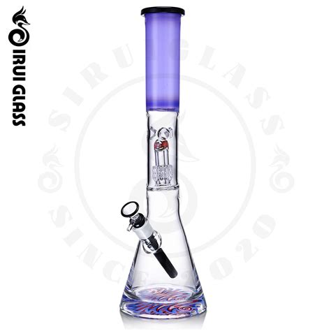 Sirui China Wholesale High End Wig Wag Beaker Glass Water Pipe China Glass Water Pipe And