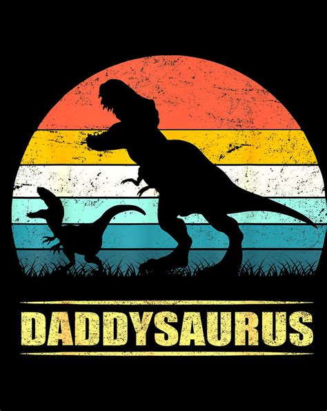 Daddy Saurus T Rex Dinosaur Funny Father S Day Gift For Dad Png