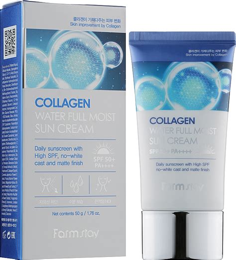 Farmstay Collagen Water Full Moist Sun Cream SPF50 PA Crema