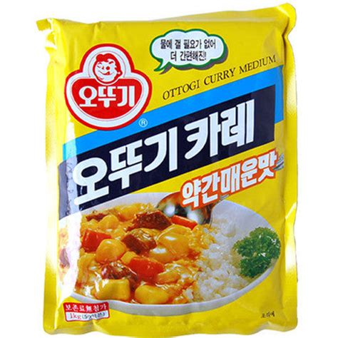 Ottogi Currymedium오뚜기 카레 약간매운맛 1kg