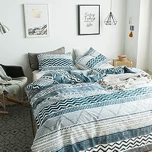 Amazon Susybao Boho Aztec Duvet Cover Queen Cotton Bohemian