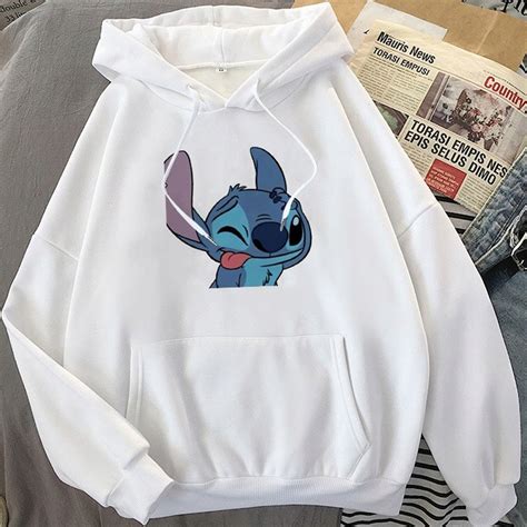 Y K Bluza Kawaii Lilo Stitch Anime Mieszne Bluzy Allegro Pl