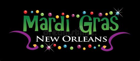 Mardi Gras Logo Stock Vector Image Of Illustration Poster 19379598