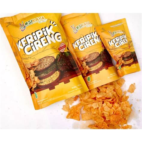 55gr Snack Keripik Cireng Sikaya X RF Makassar Kemasan Cemilan Viral