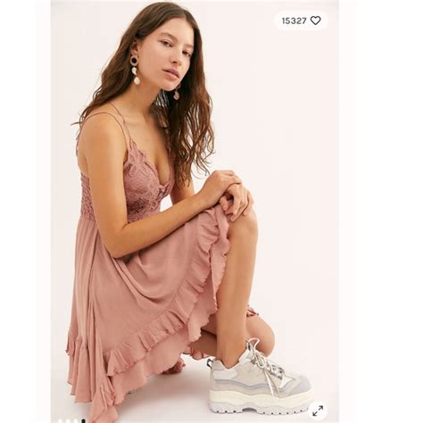 Free People Dresses Free People One Adella Slip Dress In Rose