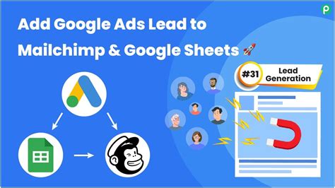 Add Google Ads Lead To Mailchimp Google Sheets Lead Generation 31