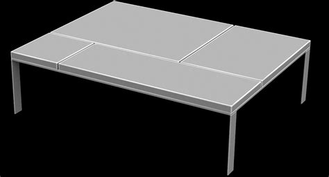 3D Gauguin Coffee Table Model TurboSquid 1499214