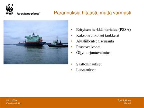 Ppt Wwf Ja It Meren Suojelu Toni Jokinen Powerpoint Presentation