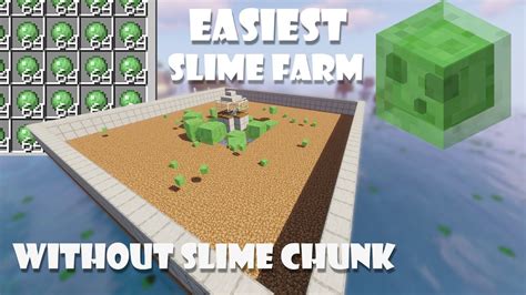 Minecraft Slime Farm Very Easy To Build Minecraft Tutorial