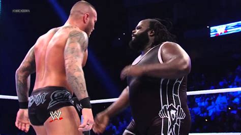 Randy Orton Vs Mark Henry SmackDown Feb 8 2013 YouTube