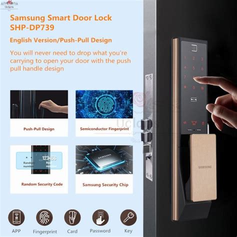 NEW SAMSUNG Digitale Fingerprint Bluetooth Door Lock Keyless SHP DP739