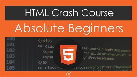 HTML Crash Course For Absolute Beginners YouTube