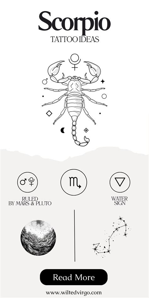 Unique Scorpio Tattoo Ideas For Women And Men Scorpio Constellation