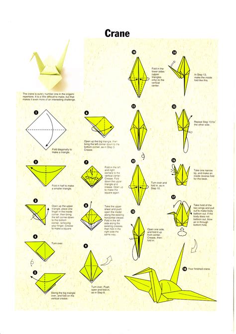 Origami Ideas Origami Bird Step By Step Easy