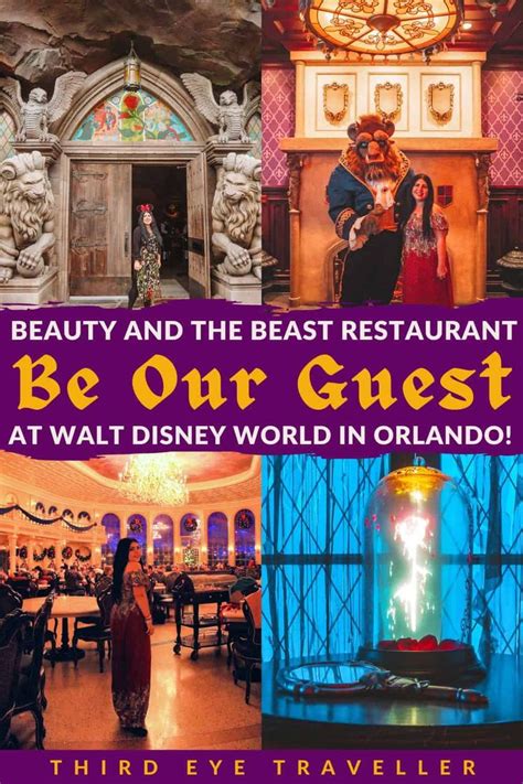 An Advertisement For The Beauty And The Beast Restaurant