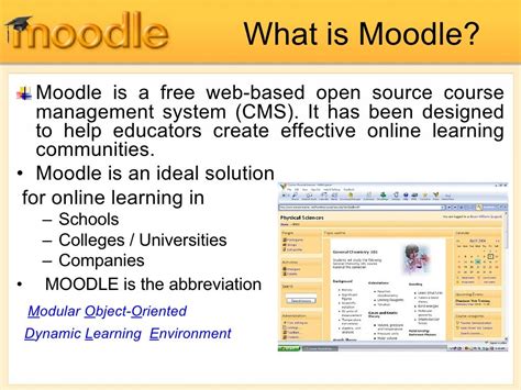 What Is Moodle Moodle Is