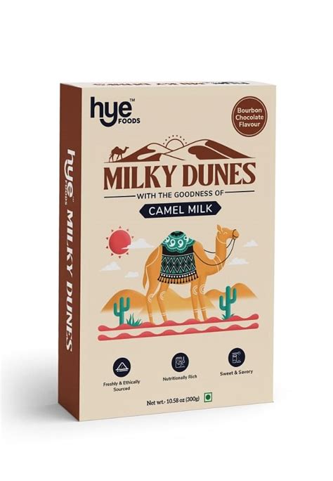 Milky Dunes With Camel Milk Powder Bourbon Chocolate Flavour Size