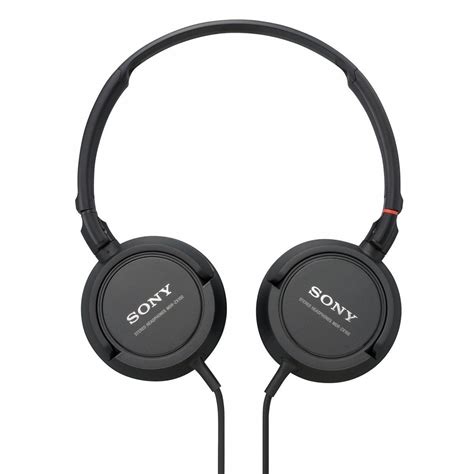 Sony Mdrzx110blk Zx Series Stereo Headphones Black Ebay