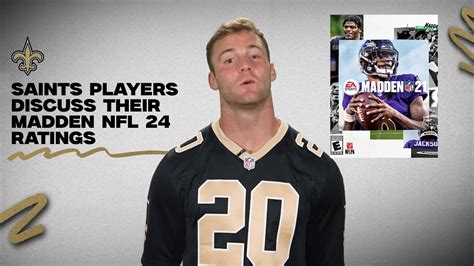 Saints Players Skeptical Of Madden Ratings New Orleans Saints Youtube