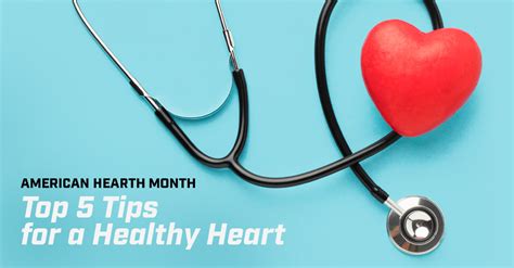 5 Tips For A Healthy Heart Jgm