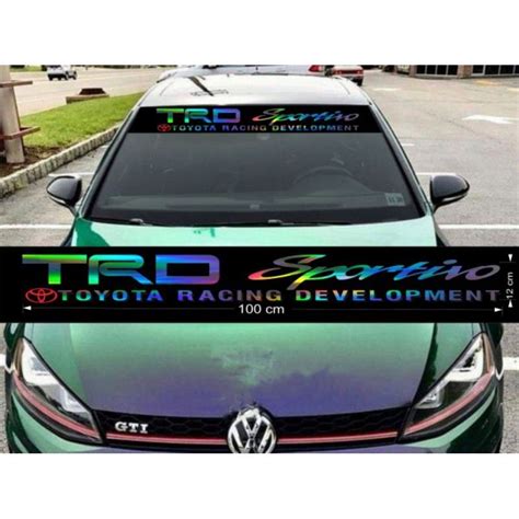 Jual 0662 Sticker Kaca Depan Mobil Universal Semua Jenis Mobil Bisa TDR