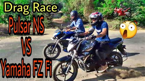 Drag Race New Pulsar NS VS New Yamaha FZ FI Racing Series Xtreme