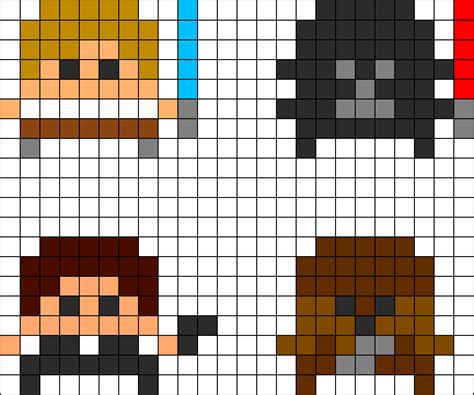 Star Wars Perler Bead Pattern | Bead Sprites | Characters Fuse Bead ...