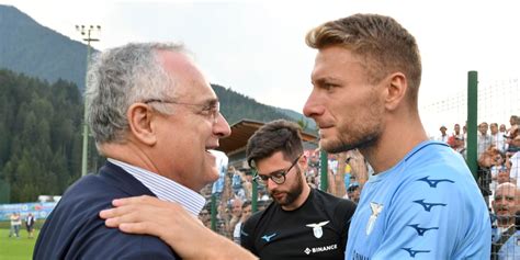 Lotito blinda Immobile È il capitano della Lazio non si deve