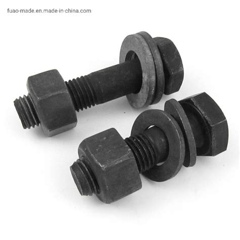 ASME B18 2 1 Hex Bolts Grade 8 8 10 9 Black Oxided Galvanized