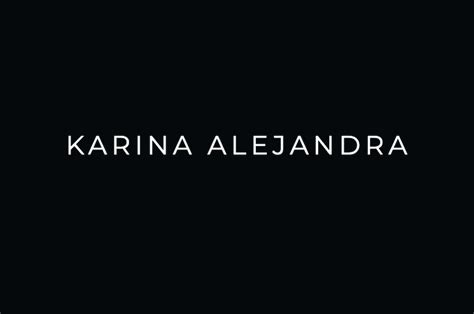 Karina Alejandra Brand Website Design