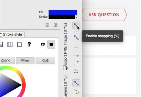 Disable snapping objects in Inkscape - Graphic Design Stack Exchange