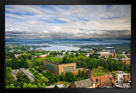 Latitude Run® University Of Washington UW Udub Seattle Aerial View ...