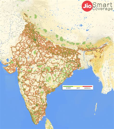 Made A Jio Network Coverage Map For People Not Able To Access The Website 10636x12023 Version