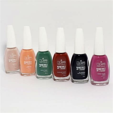 Esmalte Colorama Cole O Manicures De Sucesso Kit C Cores Ml