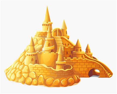 Clip Art Sand Castles Clip Art Sand Castle Clipart Png Transparent