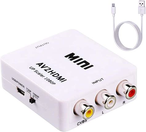 Rca To Hdmi Converter Ablewe P Av To Hdmi Rca Composite Cvbs Video