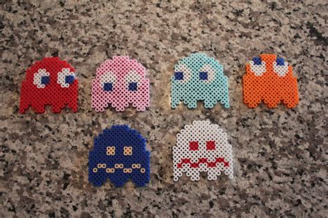 Pacman Ghost Perler Beads