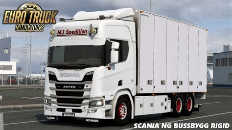 Euro Truck Simulator Scania Pgrs Bussbygg Rigid Addon Ets Mods