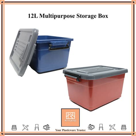 Liter Storage Box With Wheel Storage Cabinet Kotak Simpanan