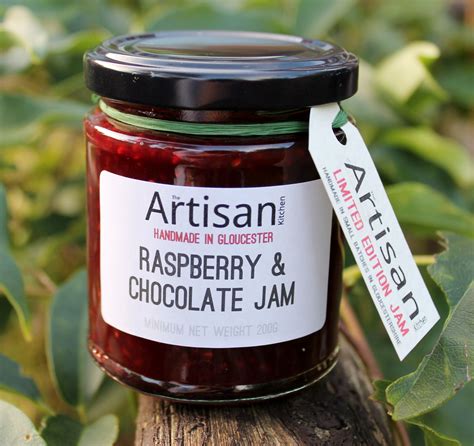 Raspberry Dark Chocolate Jam Fruit Jam Fresh Fruit Artisan Kitchen