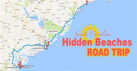 South Carolina Beaches Map | Beach Map