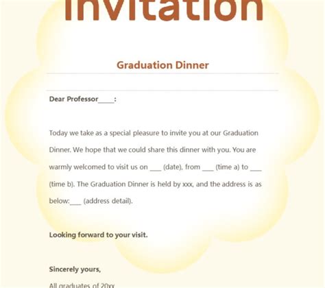 Graduation Invitations Templates