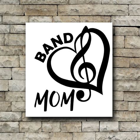 Band Mom Vinyl Decal Band Decal Car Decal Tumbler Decal Etsy