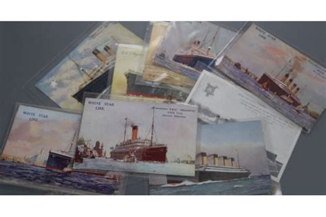 A Collection Of 20 White Star Line Postcards Three Depicting Tss