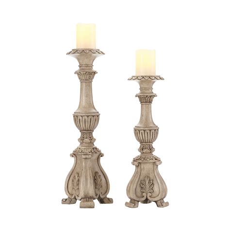 Decorative Candle Holders Set Of 2 Brylane Home